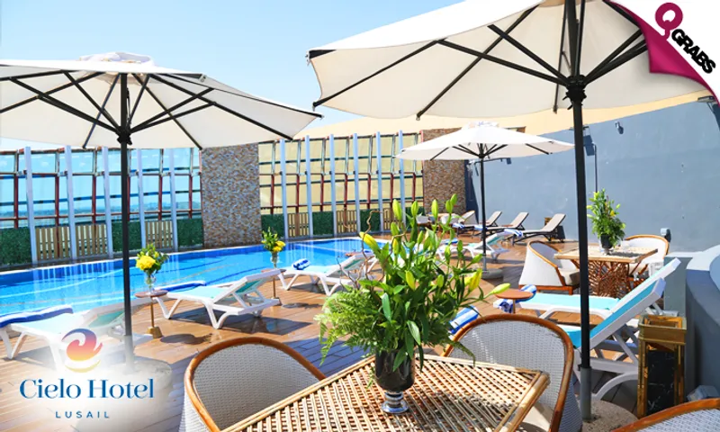 Pool Access with Meal at Cielo Hotel Lusail!
